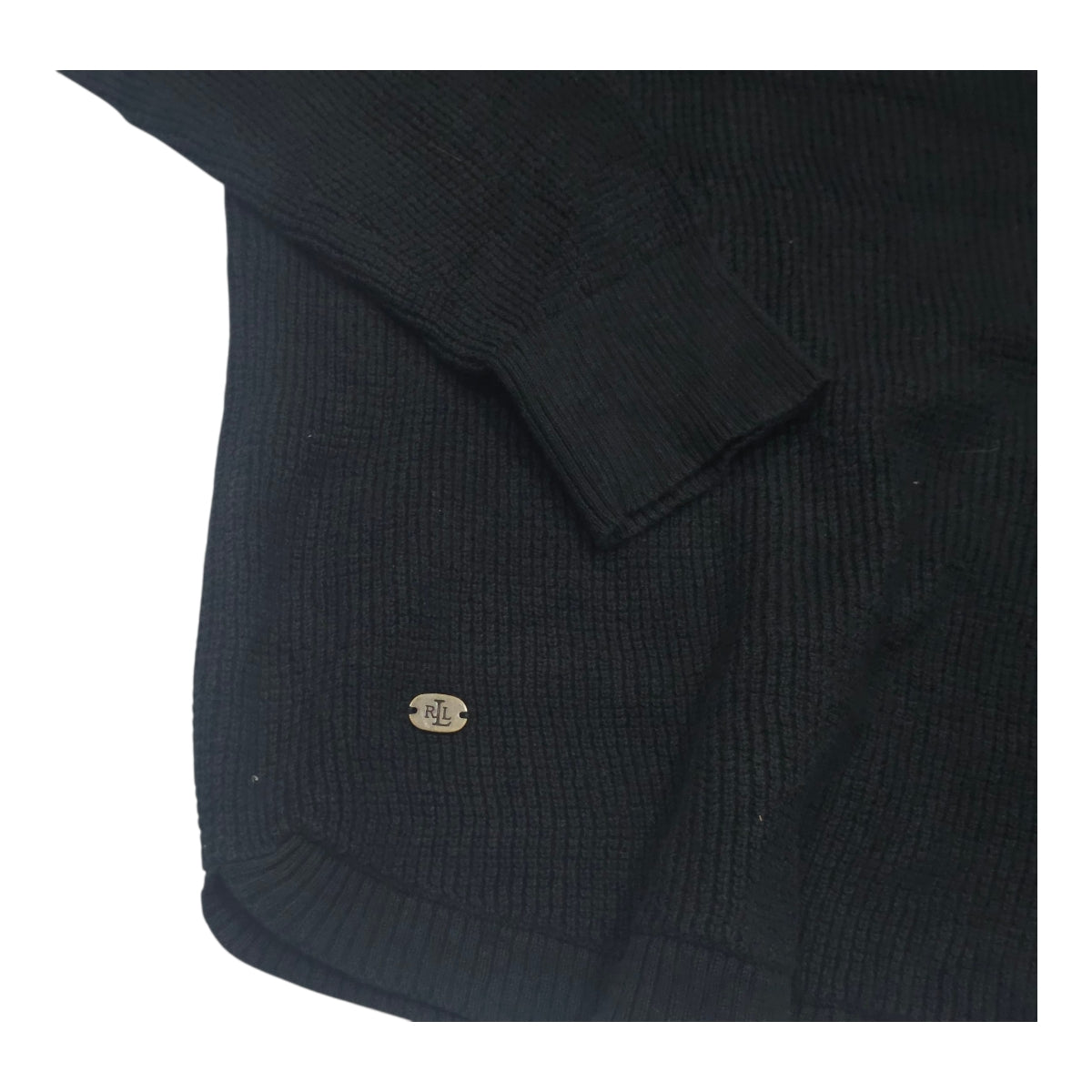 Sueter Con Gorro Ralph Lauren Negro Mujer Talla Grande