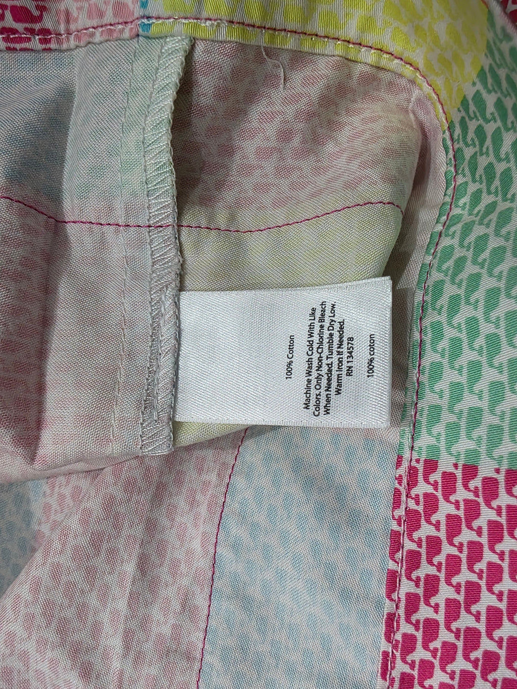 Vestido Vineyard Vines De Mujer Talla 14 Tricolor