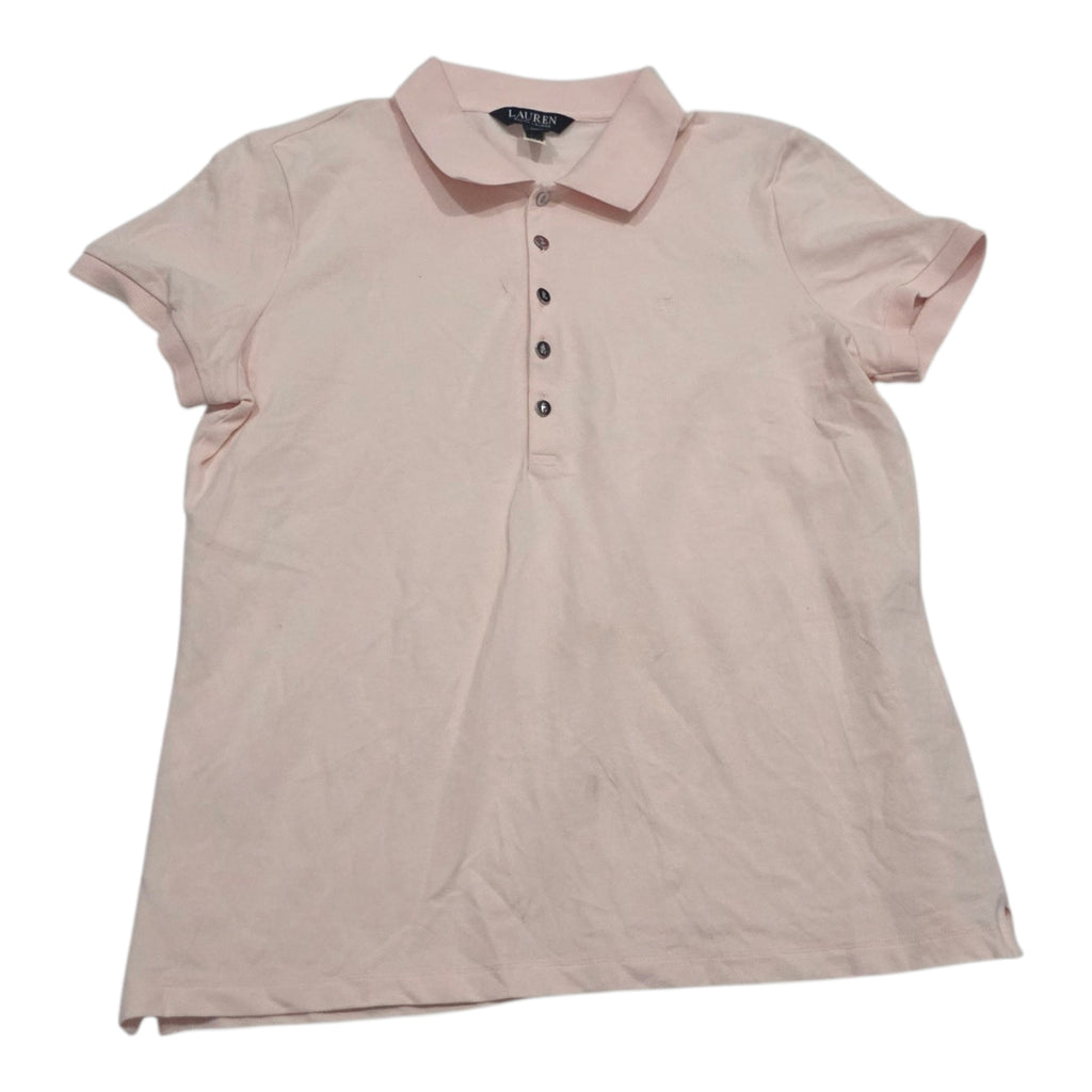 Playera Ralph Lauren Grande Mujer Rosa Claro Cuello Polo