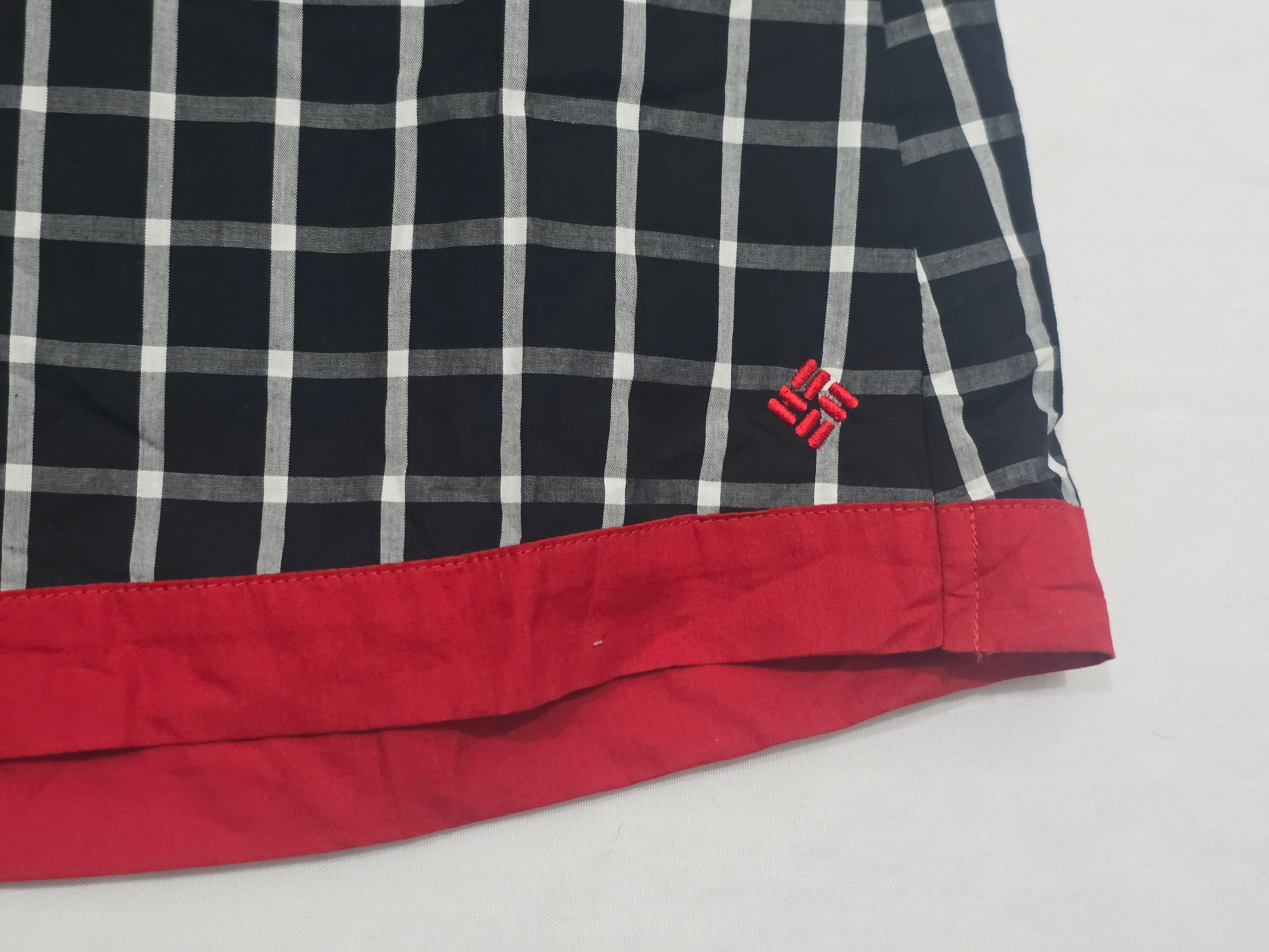 Vestido Columbia Talla Grande Negro A Cuadros