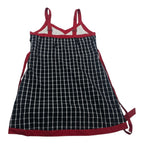 Vestido Columbia Talla Grande Negro A Cuadros