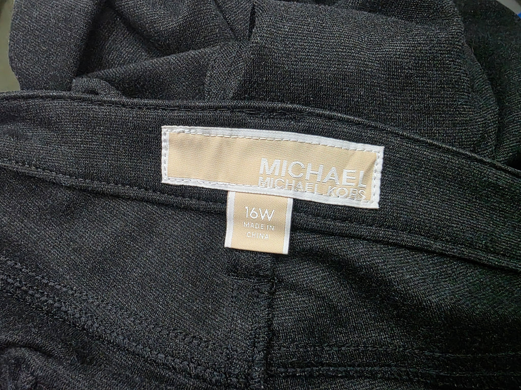 Pantalon Michael Kors De Mujer Talla 16w Color Gris