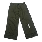 Pantalon De Lino Ralph Lauren De Mujer Talla 16 Color Verde