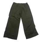 Pantalon De Lino Ralph Lauren De Mujer Talla 16 Color Verde