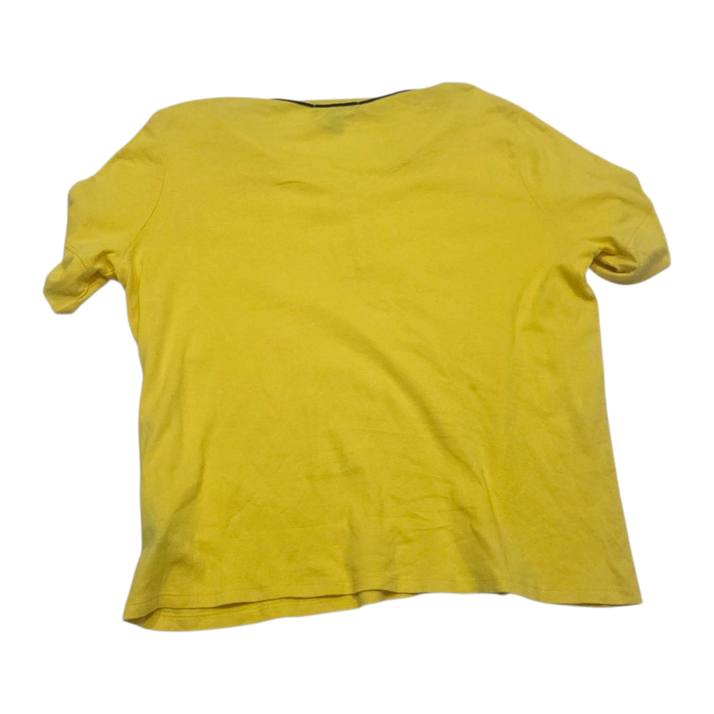 Playera Ralph Lauren De Mujer Talla 2x Amarilla Manga Corta