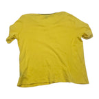 Playera Ralph Lauren De Mujer Talla 2x Amarilla Manga Corta