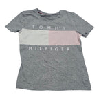 Playera Tommy Hilfiger De Mujer Extra Chica Gris