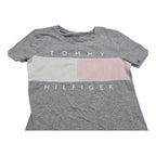 Playera Tommy Hilfiger De Mujer Extra Chica Gris