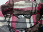Camisa The North Face Rosa Con Beige Talla Chica A Cuadros