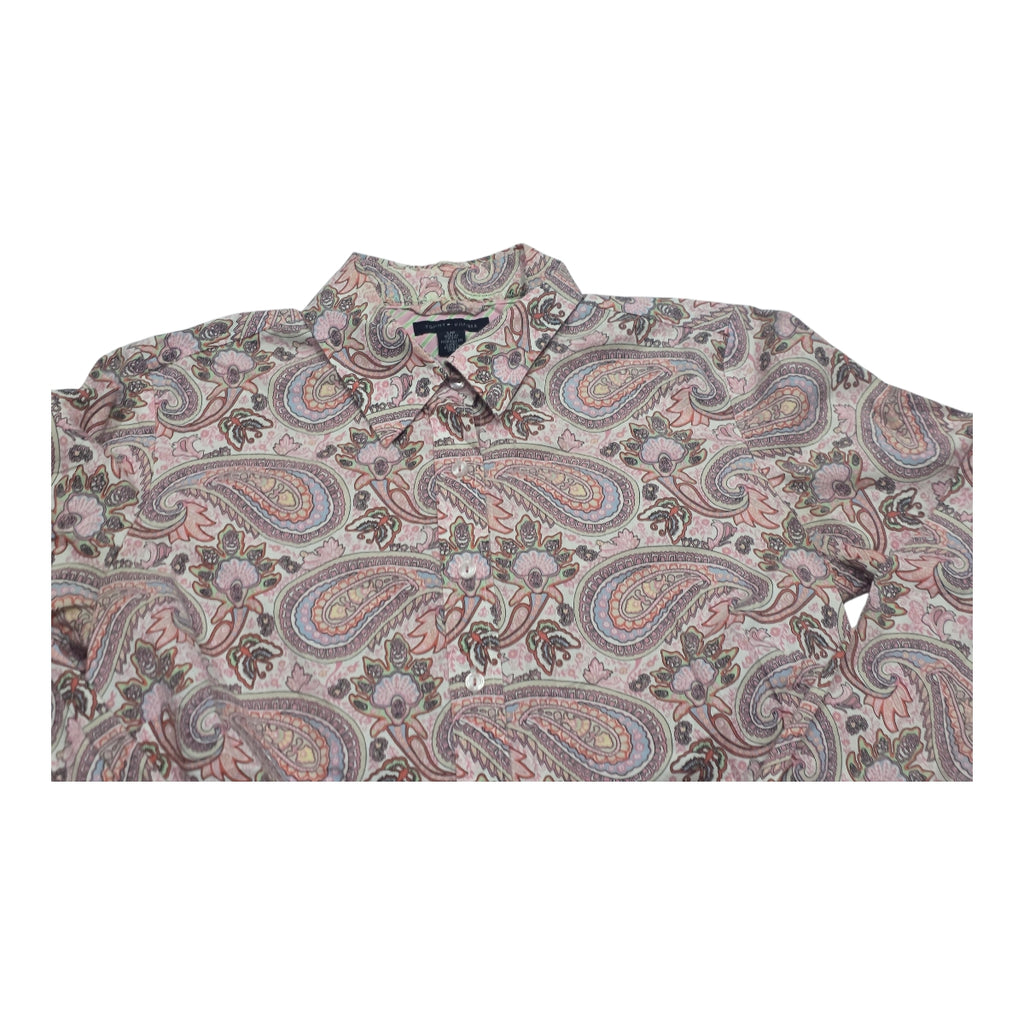 Camisa Tommy Hilfiger Talla Chica Color Rosa Figuras Mujer