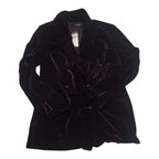 Blazer De Terciopelo Ralph Lauren Color Vino Talla 6