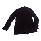 Blazer De Terciopelo Ralph Lauren Color Vino Talla 6