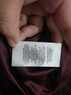 Blazer De Terciopelo Ralph Lauren Color Vino Talla 6