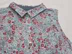 Camisa Sin Mangas Tommy Hilfiger Azul Floreada Mediana