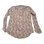 Camisa Ralph Lauren De Mujer Mediana Floreada Tricolor