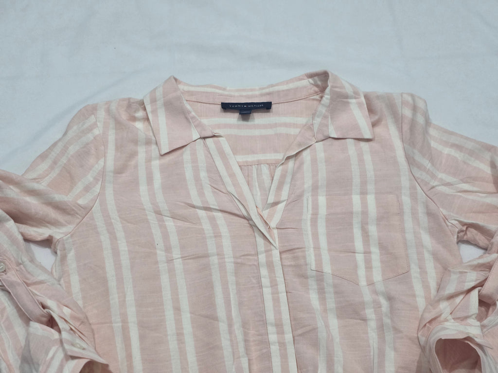 Blusa Tommy Hilfiger Rosa Mediana De Viscose