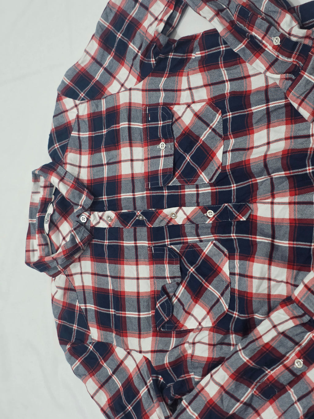 Vestido Tommy Hilfiger Cuadriculado Grande De Mujer