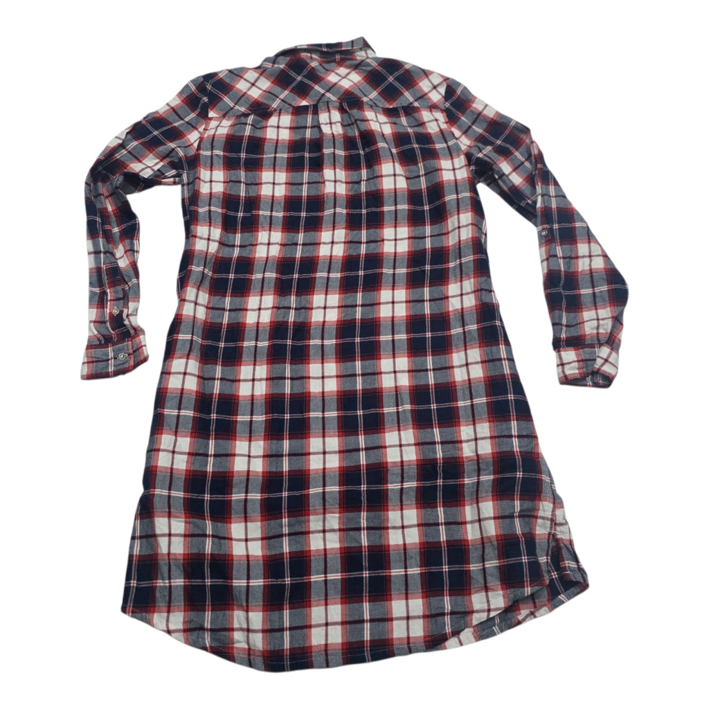 Vestido Tommy Hilfiger Cuadriculado Grande De Mujer