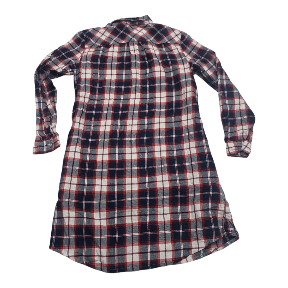 Vestido Tommy Hilfiger Cuadriculado Grande De Mujer