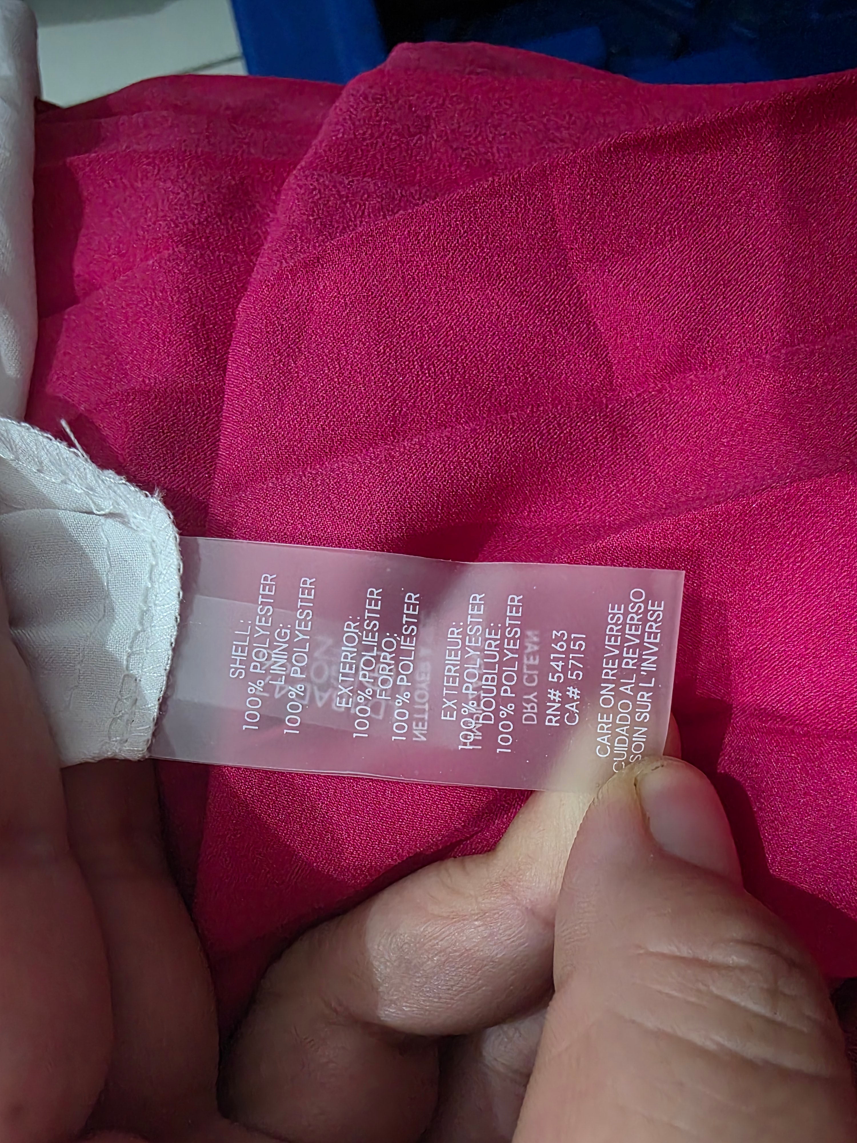 Vestido Karl Lagerfeld Grande Negri/rosa De Mujer