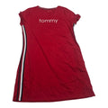 Vestido Tommy Hilfiger Mujer Grande Color Rojo Manga Corta