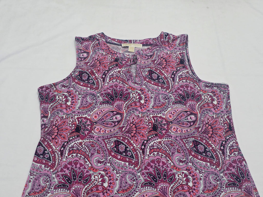 Vestido Michael Kors De Mujer Talla Grande Morado/rosa
