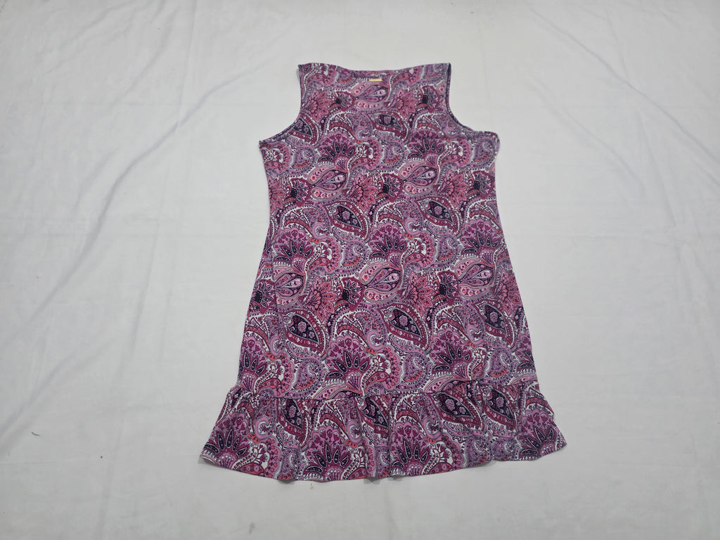 Vestido Michael Kors De Mujer Talla Grande Morado/rosa