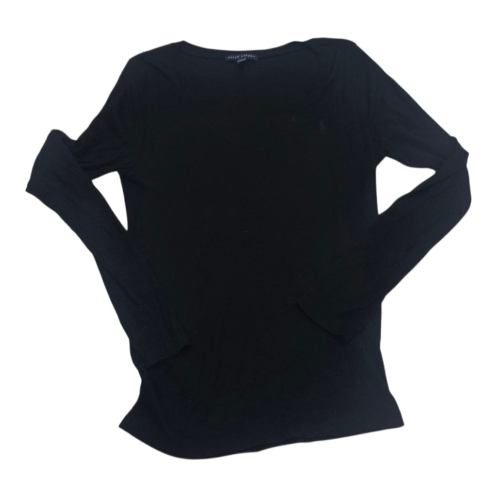 Playera Ralph Lauren Manga Larga Mujer Grande Color Negro
