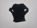 Playera Ralph Lauren Manga Larga Mujer Grande Color Negro
