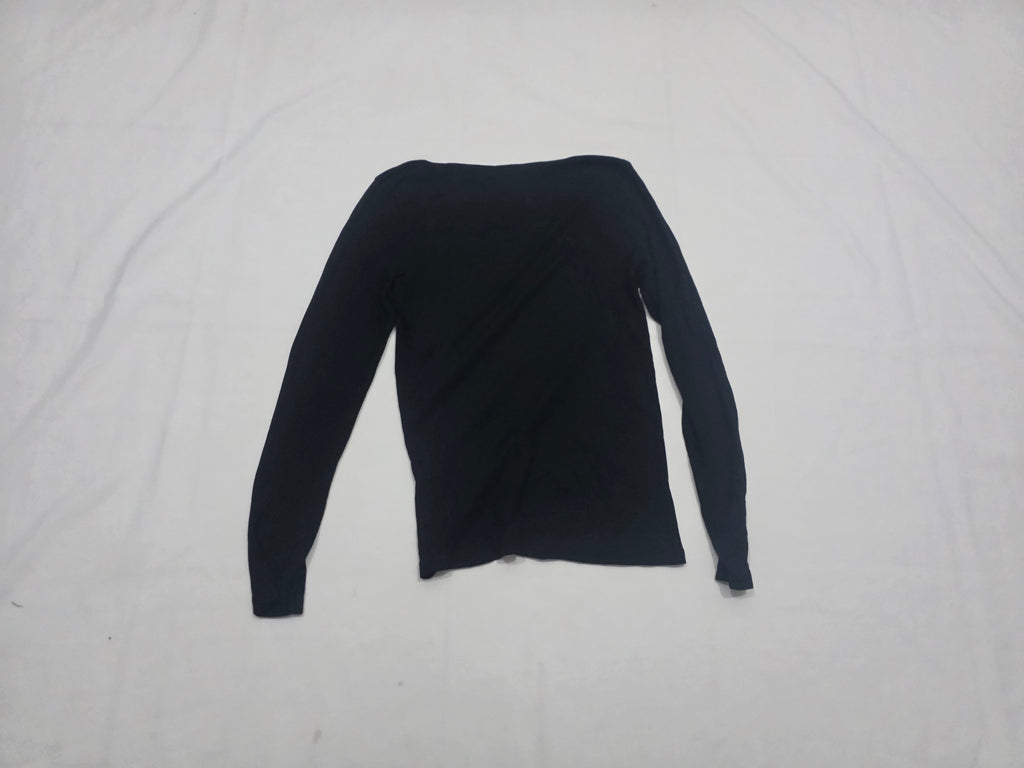 Playera Ralph Lauren Manga Larga Mujer Grande Color Negro