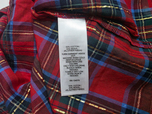 Blusa Vineyard Vines Cuadricula De A Roja