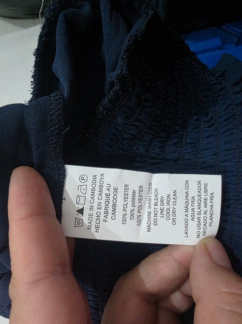 Blusa Michael Kors Extra Grande Azul Navy