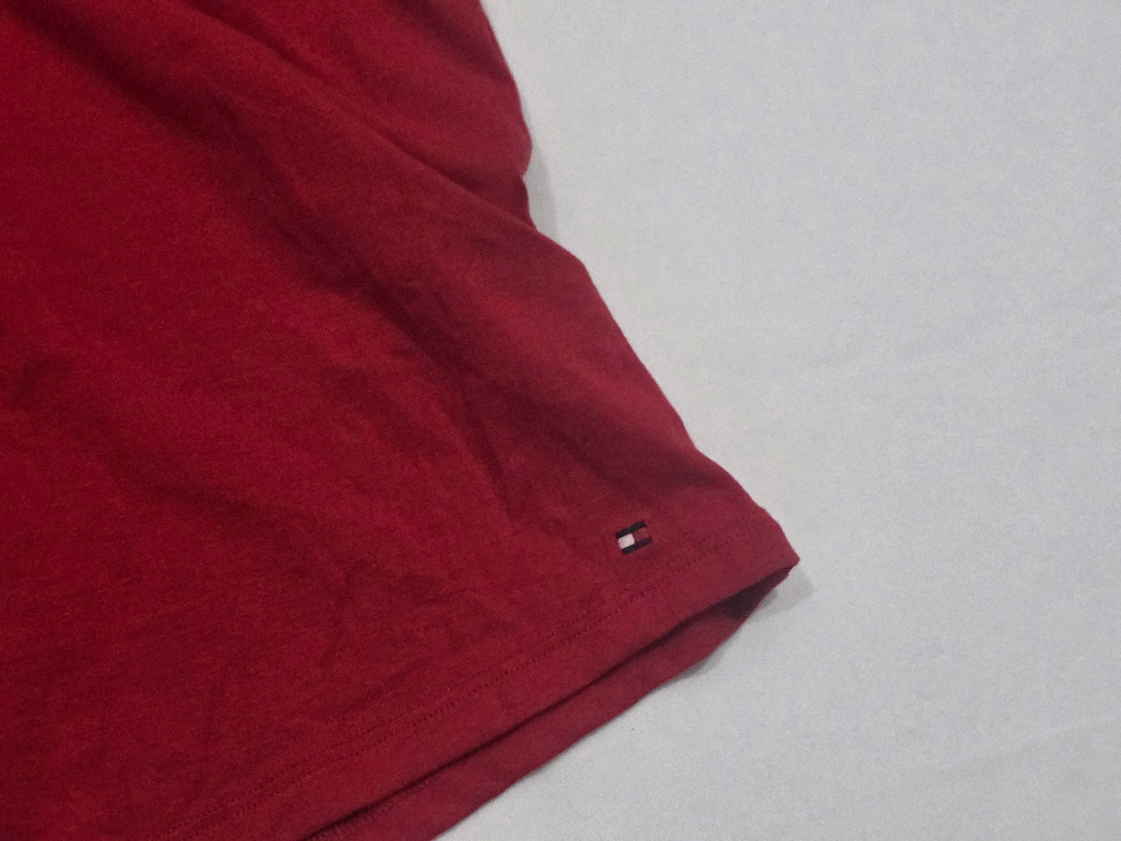 Playera Tommy Hilfiger De Mujer Extra Grande Color Rojo