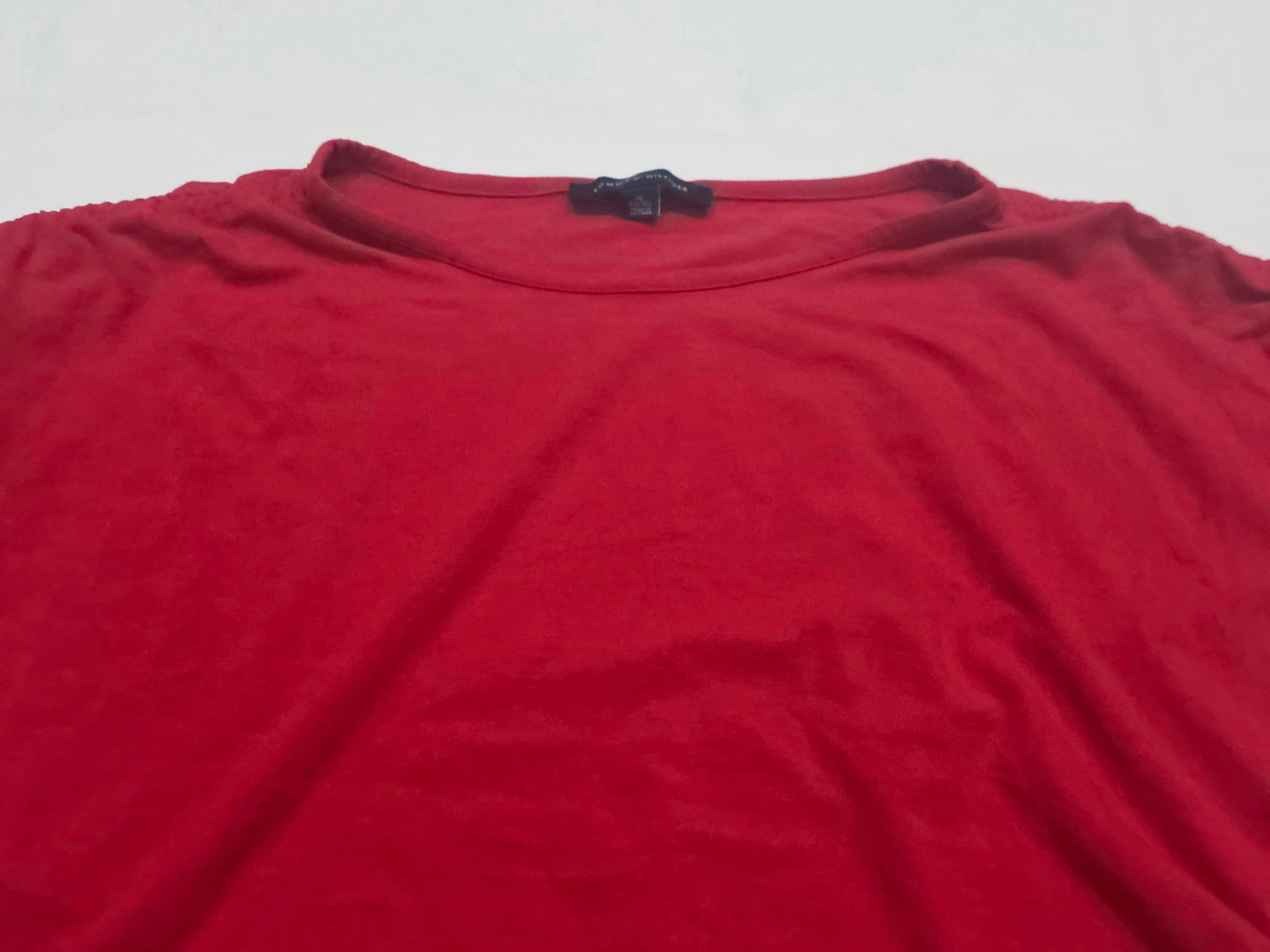 Playera Tommy Hilfiger De Mujer Extra Grande Color Rojo
