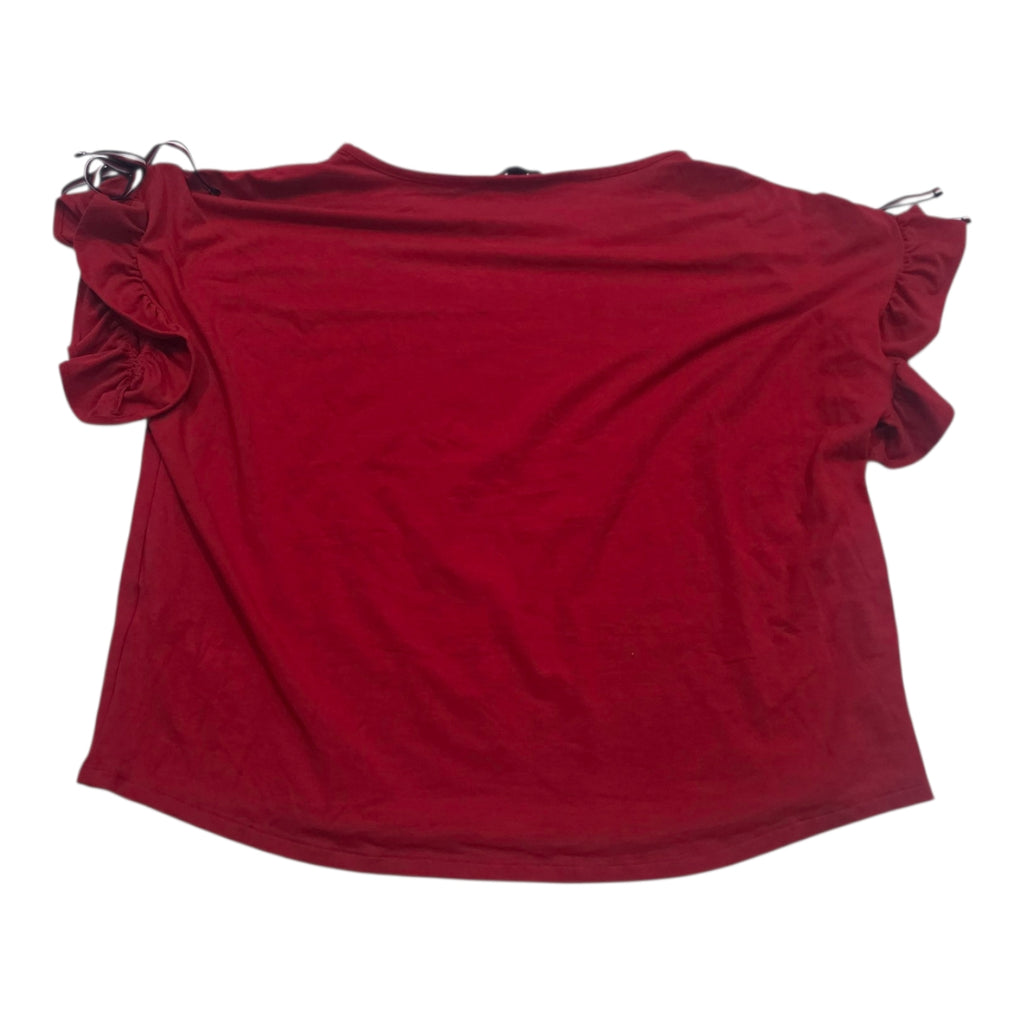 Playera Tommy Hilfiger De Mujer Extra Grande Color Rojo