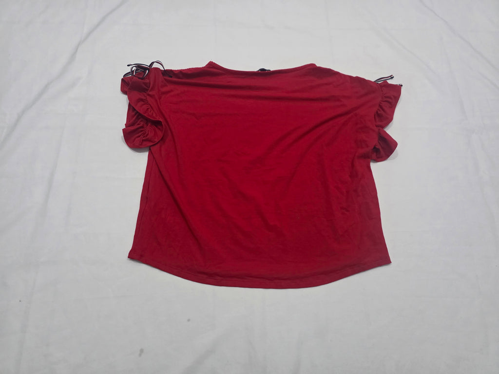 Playera Tommy Hilfiger De Mujer Extra Grande Color Rojo