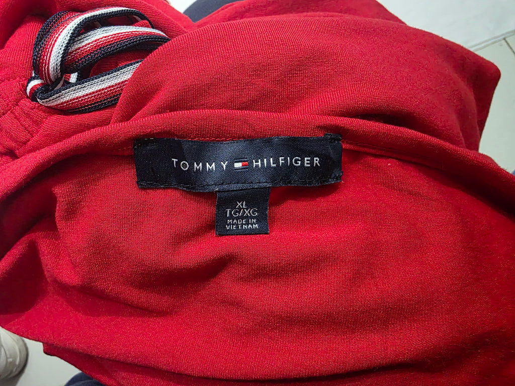 Playera Tommy Hilfiger De Mujer Extra Grande Color Rojo