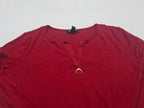 Playera Ralph Lauren Talla 2x Color Rojo De Mujer