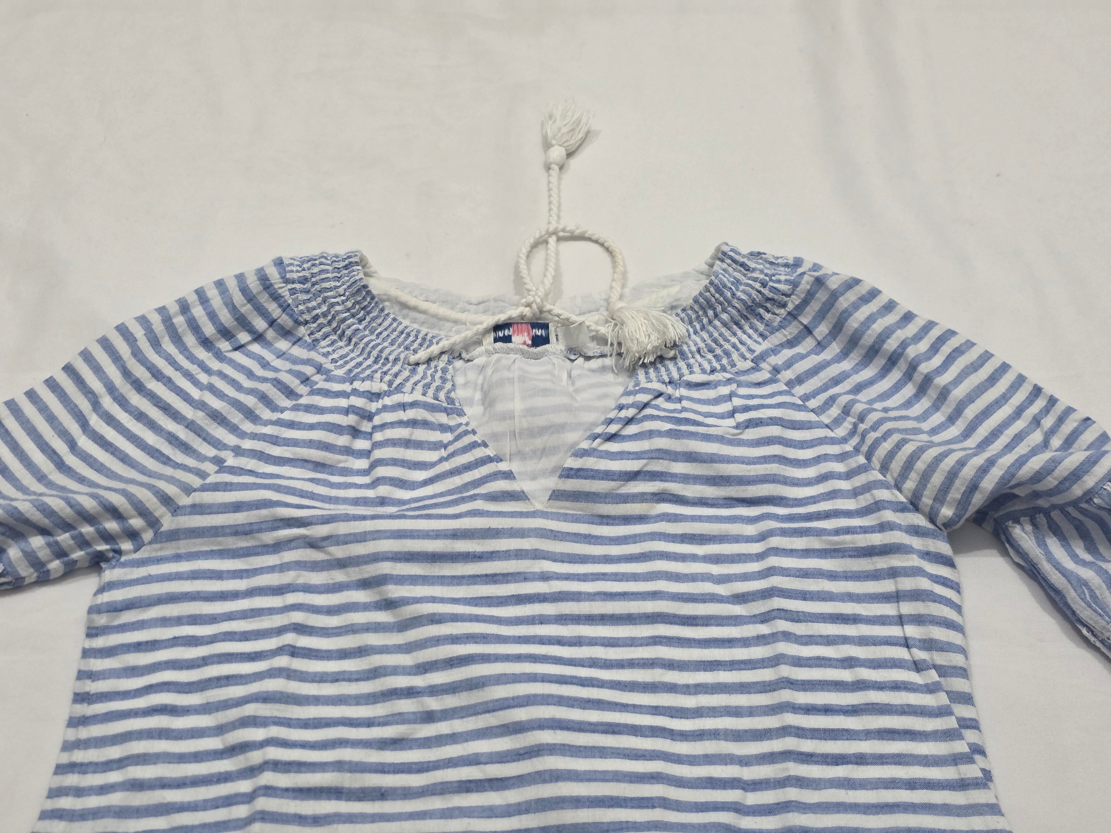 Vestido Vineyard Vines Rayado Talla 0 De Mujer
