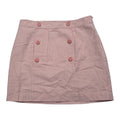 Falda Vineyard Vines De Mujer Talla 00 Rayada Rosa/blanco
