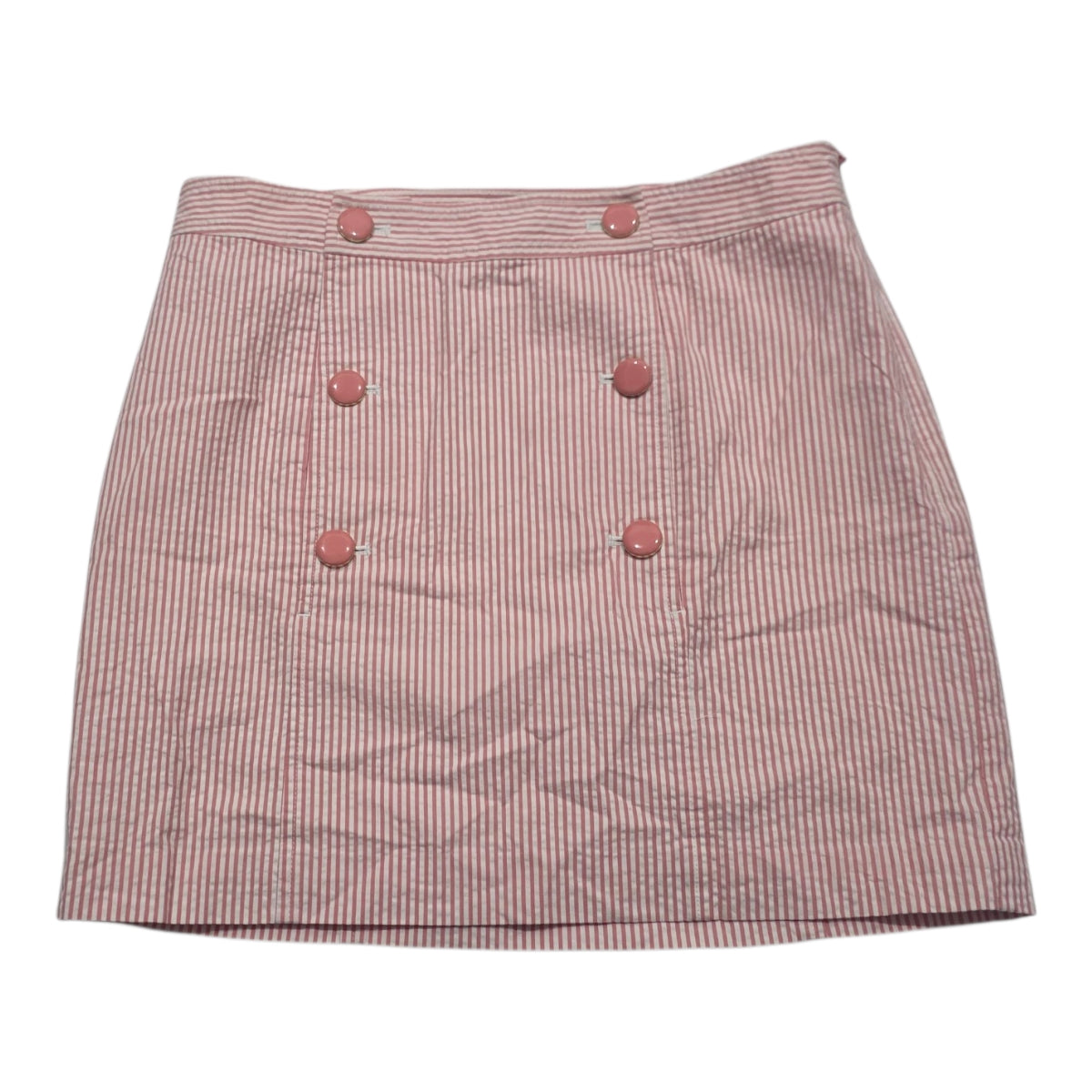 Falda Vineyard Vines De Mujer Talla 00 Rayada Rosa/blanco