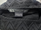 Vestido De Encaje Armani Exchange Color Negro Talla 0 Petite