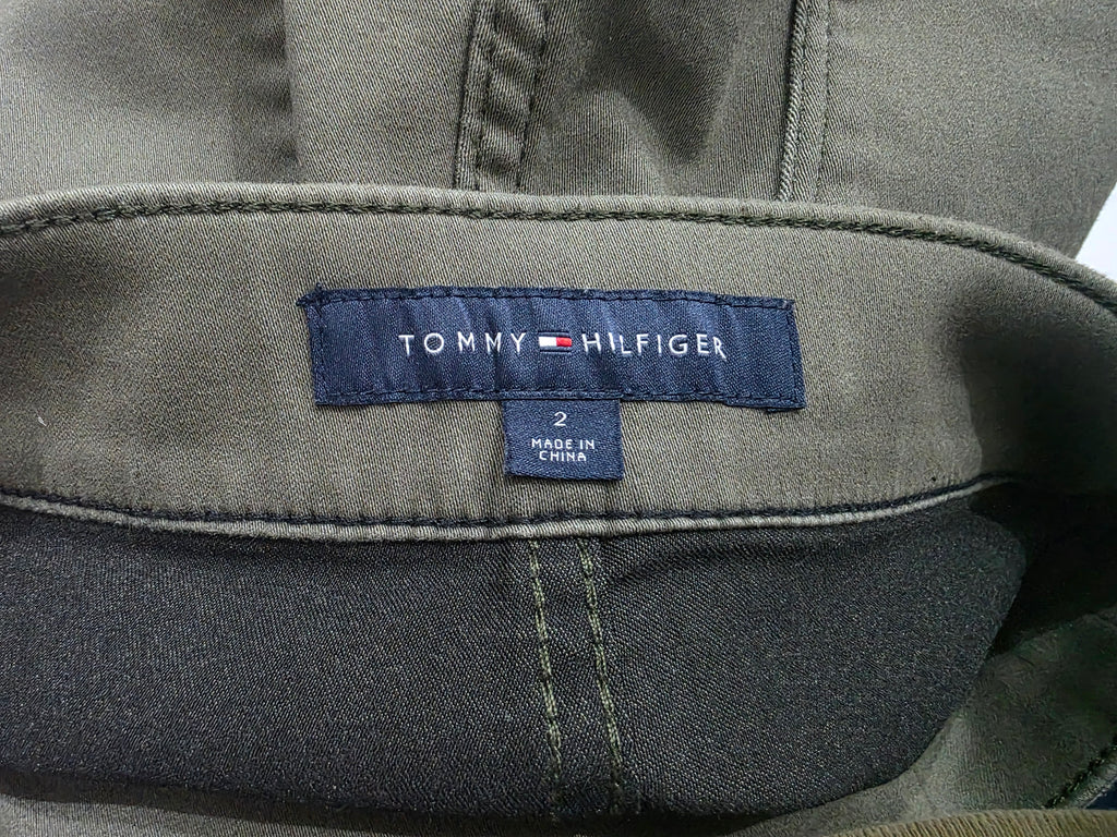 Legging Tommy Hilfiger De Mujer Talla 2 Color Verde