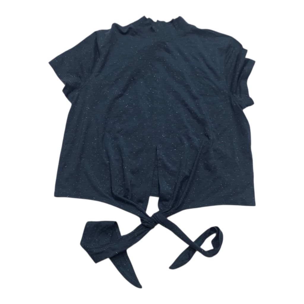 Playera Lululemon Talla 2 Mujer Azul Jaspeado Manga Corta