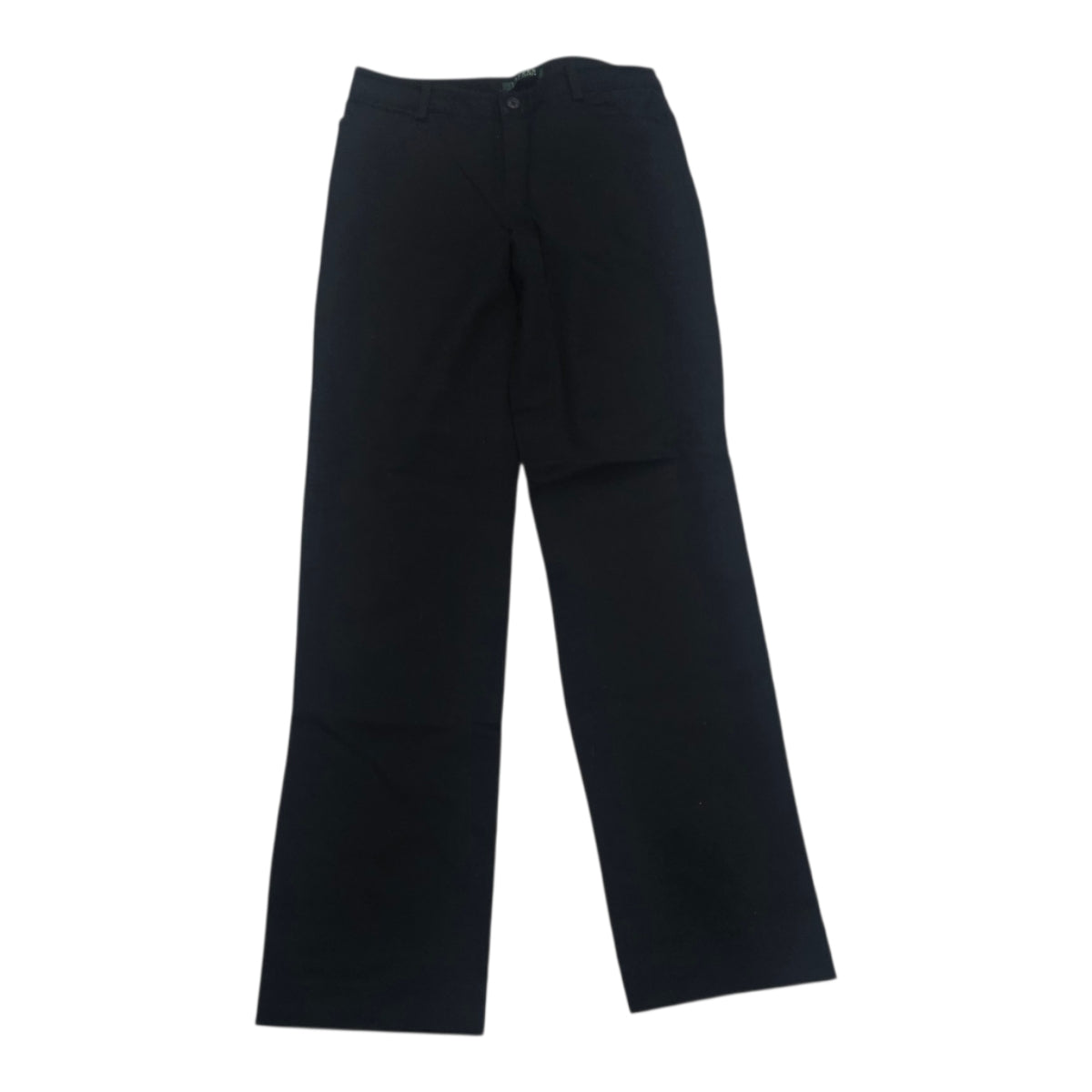 Pantalon Ralph Lauren Recto Color Negro Talla 2 De Mujer