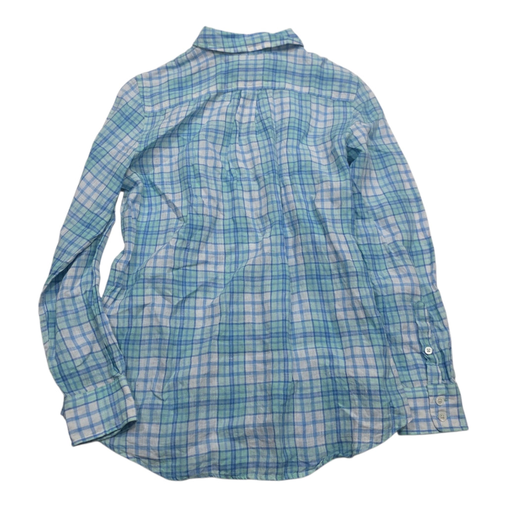 Camisa Vineyard Vines Relaxed Talla 2 Mujer Azul Cuadros