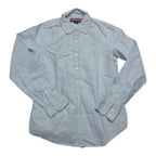 Camisa Vineyard Vines Talla 2 Azul Rayada De Mujer