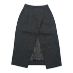 Falda De Lana Michael Kors De Mujer Talla 2 Color Gris