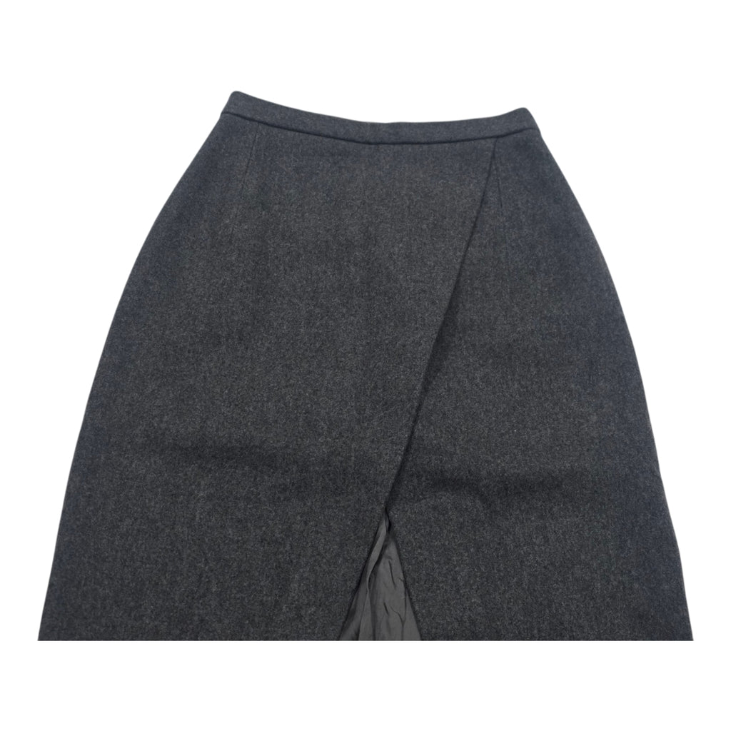 Falda De Lana Michael Kors De Mujer Talla 2 Color Gris