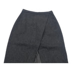 Falda De Lana Michael Kors De Mujer Talla 2 Color Gris